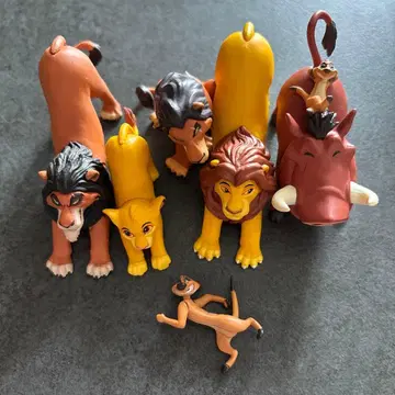 라이온 킹 4종+2종 피규어 세트