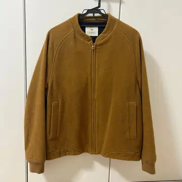 bukht 브라운 카멜 플리스 자켓 블루종