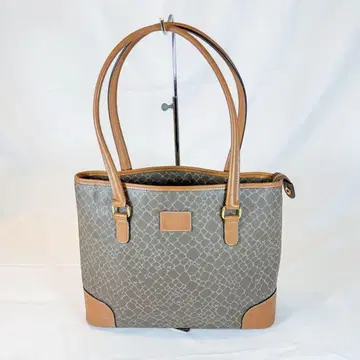 NINA RICCI 니나리치 토트백 PVC x 가죽 NR 패턴