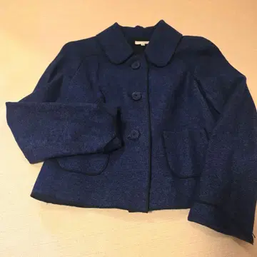 PAULE KA 네이비 숏 자켓 36