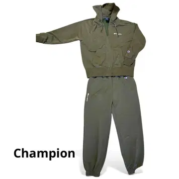 [ 고품질 반값 이하 ] Champion 맨투맨 올리브 셋업