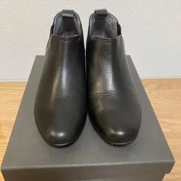 DOUBLE TREE 스무스 방수 가죽 사이드 고어 부티 블랙 23cm