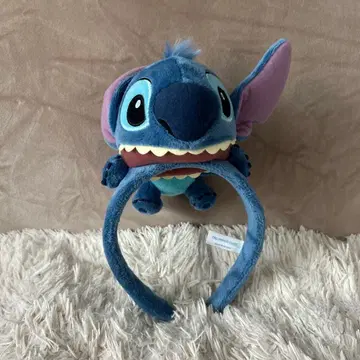 스티치 머리띠 봉제 인형풍