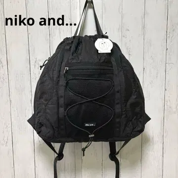 [새상품] 니코앤드 2WAY 냅색 백팩 블랙