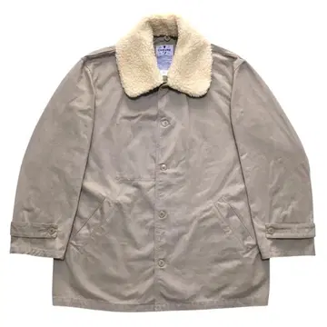 CHEVRE 쉐이브 옷깃 보아 커버올 카키 사이즈 38 라이트 카키