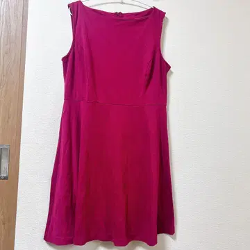 레어 MERONA 메로 나 [ XL/TG ] 마젠타 슬리브리스 원피스