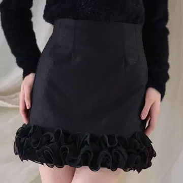 riu 러플 헴 트윙클 스커트 r짱