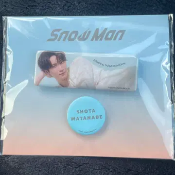 SnowMan 와타나베 쇼타 캔뱃지 2025