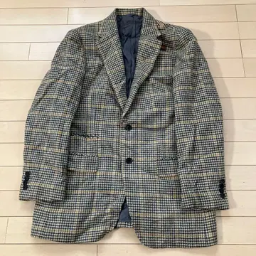 12.3 체스터발리 테일러드 자켓 베이지 체크 38