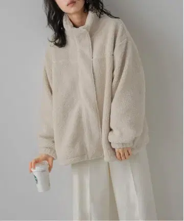 La-gemme 스탠드넥 보아 자켓