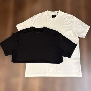 Y-3 블랙 화이트 T셔츠 세트