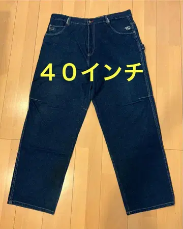 SOHK B계 데님 팬츠 40인치 초와이드 힙합 와이드