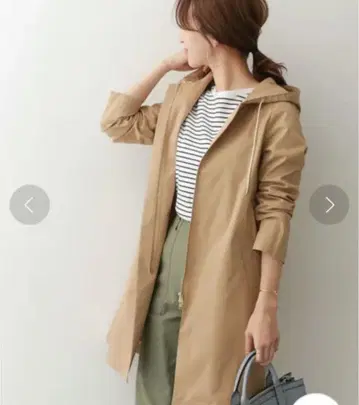 URBANRESEARCH DOORS 코튼 하이 카운트 개버딘 후드 코트