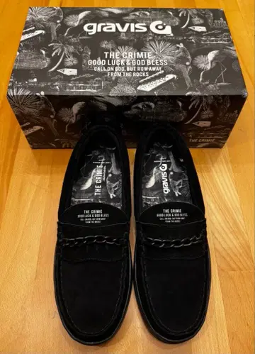 gravis THE CRIMIE 블랙 슬립온
