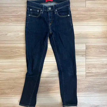 RED CARD 스키니 데님 다크 블루 사이즈 23