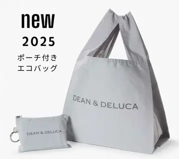 백화점 구매 정품 DEAN & DELUCA 파우치 포함 에코백 그레이