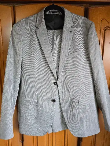 ZARA 그레이 수트 셋업