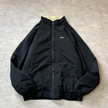 00s LANDS'END 나일론 웜업 자켓 블랙