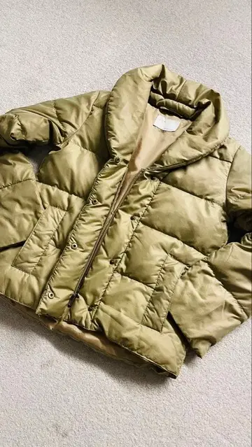 새상품급 IENA 이에나 숏 다운 자켓 베이지