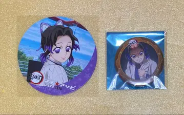 귀멸의 칼날 미야마 한정판 코스터 랜덤 캔뱃지 코쵸우 시노부