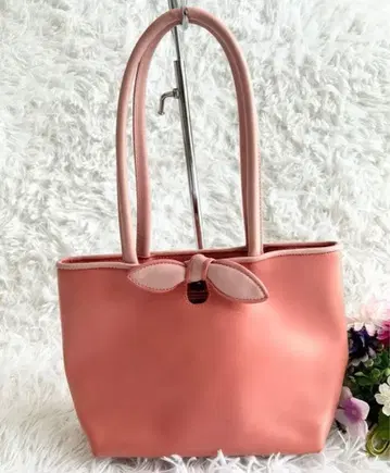 훌라 FURLA 핸드백 가죽 토트백 리본 귀여운 디자인