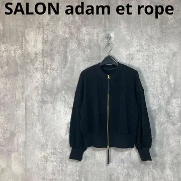 [ SALON adam etw rope ] 노카라 자켓 양류 F