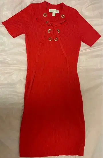 MICHAEL KORS 레드 미니 원피스 S