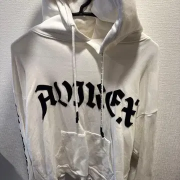 AVIREX 화이트 후드티 M