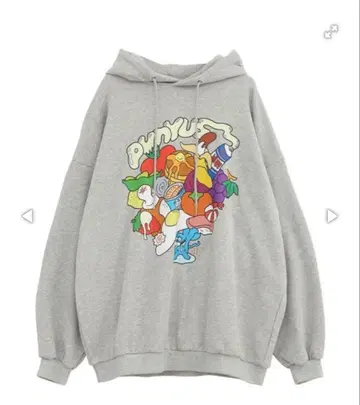 푸뉴즈 10th 이타다키마우스 빅 후드 맨투맨