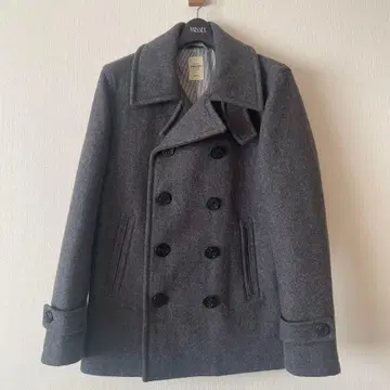 HARVARD 그레이 피 코트 남성용 M