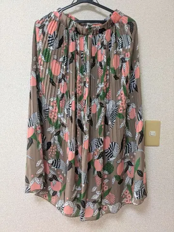 graniph 플리츠 롱 스커트 W/F