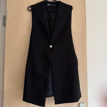 블랙 롱 베스트 ZARA 베스트 xs