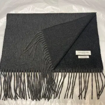 컨디션 최상 투모로우랜드 캐시미어 100% 리버서블 머플러 블랙