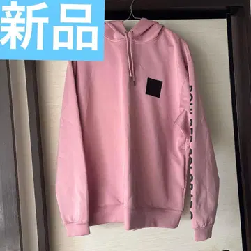 CAMP7/캠프세븐 슬리브 로고 후드티 핑크