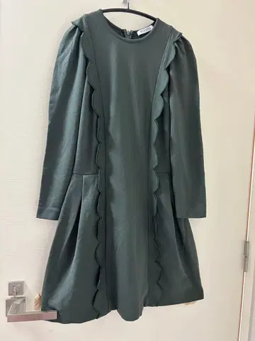 vivetta 스캘럽 원피스 카키