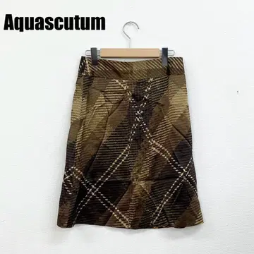 0502M 아쿠아스큐텀 미디 스커트 여성