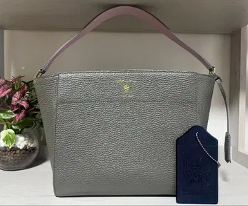 A.D.M.J 원 핸들백 그레이 x 핑크