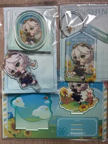 원신 팝업 테이왓 굿즈 테쿠테쿠 모험 시리즈 베넷 4종