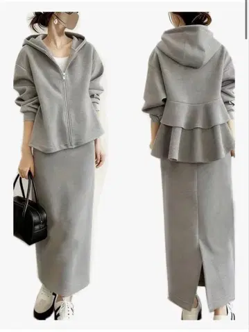 맨투맨 스커트 셋업