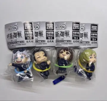 안녕하세요! 피규어 마스코트 주술회전 전 4종 세트 컴플리트