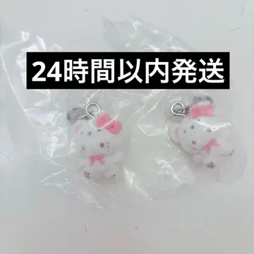 산리오 메지루시 액세서리 복슬복슬 스노우 키티