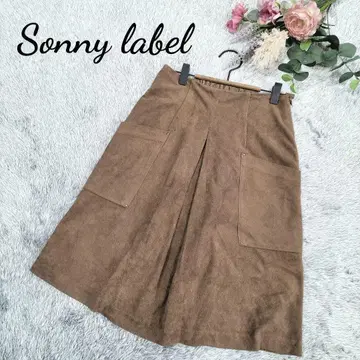 [ 써니 라벨 어반 리서치 ] 무릎 기장 스커트 인조 가죽 S 사이즈