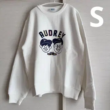 오드리 올 나이트 닛폰 맨투맨 화이트 S 사이즈