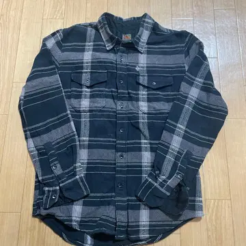 VOLCOM 체크 무늬 플란넬 셔츠 S/P