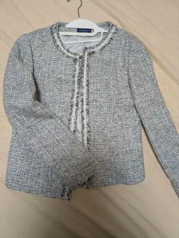 APPLBERRY 노카라 자켓 9호 그레이 계열