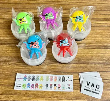 VAG40 AHOY SHELTERBANK 소프트 비닐 가챠 전 5종 세트