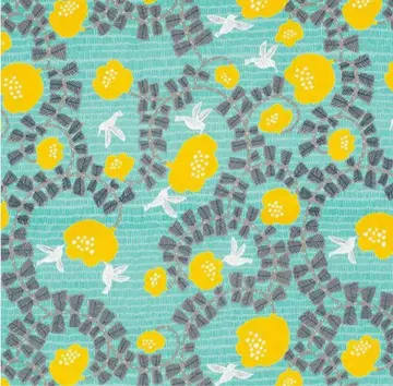 보자기 대형 100cm 발수 무스비 크로스 100 아쿠아 드롭