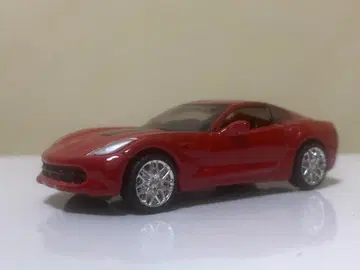 콜벳 빨간색 미니카 1/64 스케일 미니카