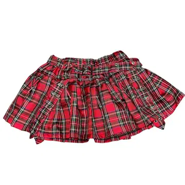 ACDC RAG 플리츠 팬츠 스커트 펑크 락