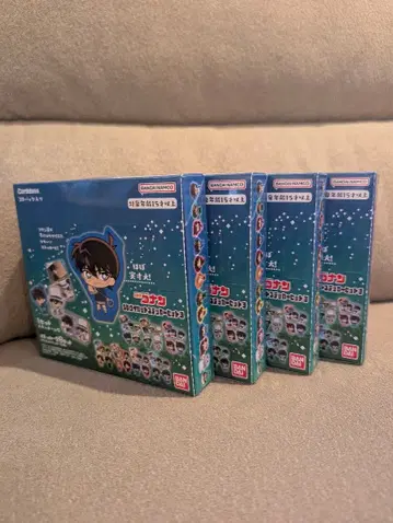 [ 미개봉 ] 명탐정 코난 SD 다이컷 스티커 세트 3 씰 4BOX